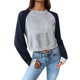 thumbnail image 1 of Gibobby Sudadera de mujer Sudadera con cuello redondo para mujer(Azul,G), 1 of 4