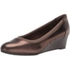 Clarks 26151441: Women's Mallory Berry Metallic Leather Platform Shoe (8.5 B(M) US Women)