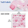 thumbnail image 7 of GZHJMY Valentine's Day Heart Cloth Napkins 4 Pack - 20x20In Soft Washable Dinner Napkin Home Decor Napkin for Dinners Weddings Cocktail Kitchen Decorative Washcloths, 7 of 7