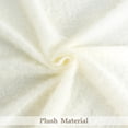 thumbnail image 5 of DriftAway Plush Semi Sheer Curtain Drapes for Living Room Bedroom 84 Inches Long Privacy Light Filtering Window Treatment 2 Panels Grommet 52" x 84", Creamy White, 5 of 8