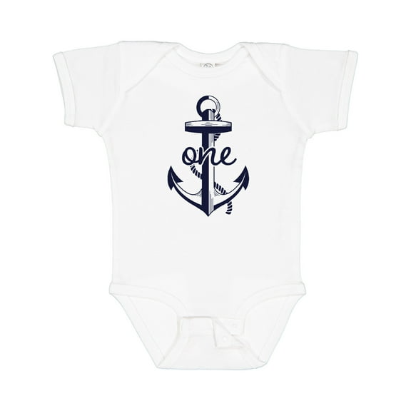 Inktastic 1st Birthday Anchor Boys or Girls Baby Bodysuit