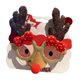 thumbnail image 2 of Gafas navideñas para niños y adultos. Monturas divertidas para gafas navideñas de Año Nuevo. Asta de café con nariz, 2 of 9