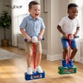 thumbnail image 7 of Flybar My First Foam Pogo Jumper for Kids, Screen-Free Active Foam Pogo Stick w/ Squeak, Indoor Outdoor Bungee Hopper Toy for Balance & Coordination, Bouncy, Supports 250 lbs, Baseball, Ages 3+, 7 of 7