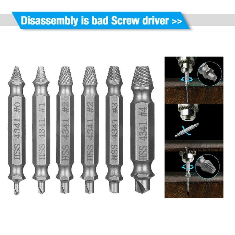 Broken Bolt Extractor Kit With Tap Wrench & Drill Bits – Screw Stud Remover Tool Set (7-Piece) 3 thumbnail image