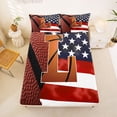 thumbnail image 5 of Erosebridal Kids Rugby Game Queen Sheet Sets,Personalized Initial Letter L Bed Set For Kids 4-Piece, 5 of 6