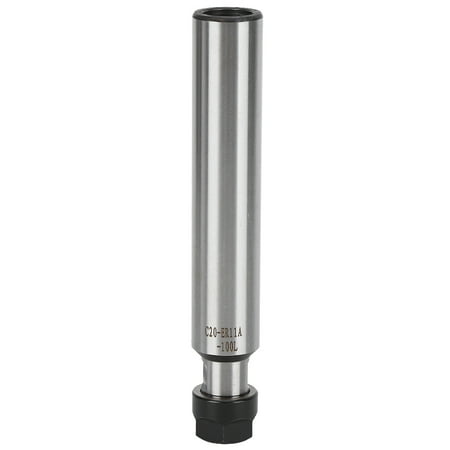 

Collet Chuck Holder Chrome Molybdenum Alloy Steel Straight Extension Rod ER11A-100L(C20 )