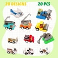 thumbnail image 3 of 20 PCS Pull Back City Die-Cast Cars Trucks Vehicles Toy Stocking Stuffers for Toddlers Kids Grandkids Party Favor Goodie Bags Stuffers for Kids Christmas Birthday Gifts, 3 of 7