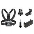 thumbnail image 2 of Adjustable Chest Strap Phone Mount for First-Person POV Recording - Universal Smartphone Holder for Cycling, Skiing, Fishing - Rotatable 90° with Non-Slip Pads - Easy Install/Remove, 2 of 9