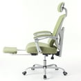 thumbnail image 6 of CONCETTA Ergonomic High Back Mesh Office Chair with Headrest, Footrest, Armrests for Adults, Green, 6 of 8