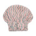 thumbnail image 1 of 1Pc Home Use Shower Hat Water Absorbent Bathing Hat Striped Home Bath Hat, 1 of 7