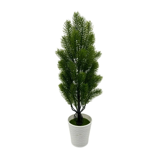 Cheapark Artificial Green Plant & Bonsai Christmas Tree Ornaments - Realistic Low-Maintenance Design, Tree Decor Accents, Festive Additions for Christmas