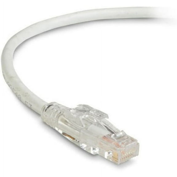 Black Box GigaTrue 3 CAT6 550-MHz Lockable Patch Cable [UTP], White, 6-ft. [1.8-m] (c6pc70-wh-06)