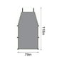 thumbnail image 3 of Toldo para coche para camping y senderismo, refugio solar, lona para tienda de campaña, toldo lateral para coche con lona plateada 210D, postes desmontables para toldo de SUV., 3 of 6