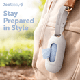 thumbnail image 2 of Jool Baby On-the-Go Diaper Disposal Bag Dispenser (Gray) + 3 Refill Rolls, 2 of 8