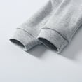 thumbnail image 5 of Zshosam Toddler Baby Boy Girl Long Sleeve Crewneck Pullover Sweatshirt Sweater Outfits Solid Color Casual Clothes(Grey,0-3 Months), 5 of 6