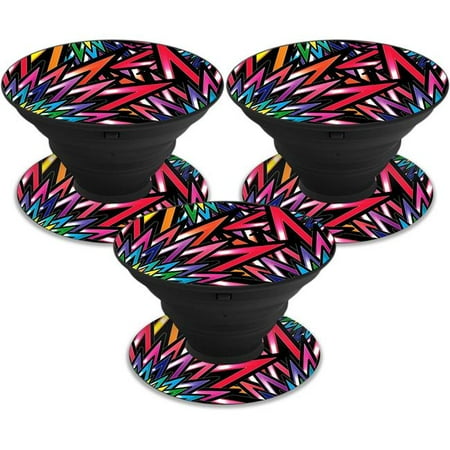 MightySkins POSOCK-Color Bomb Skin Decal Wrap for Pop Sockets Sticker - Pack of 3 - Color Bomb
