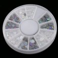 thumbnail image 4 of Piedras Del Strass 3D Sunnimix Rueda Decoraciones Accesorios Blanco Y Negro, 4 of 8