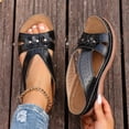 thumbnail image 6 of YOUYEDIAN Orthopedic Casual Sandals for Women Arch Support Summer Flat Sandals Lightweight Slip on Non Slip Work Shoes Comfort 2026 New Foam Shoes, 6 of 6