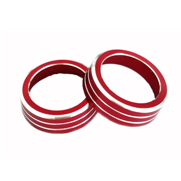 2x Car Air Conditioner Switch Decor Ring Cover Trim Case For Honda