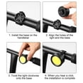 thumbnail image 4 of CxhicLuv Mini Bike Light Set 1.5×1.5×1.3 Inch COB Beads, Multi-Mode, Easy Install – Cycling Front & Rear Lights, Perfect for Road Cycling, Night Riding, Ideal for Cyclists, Black, 4 of 6