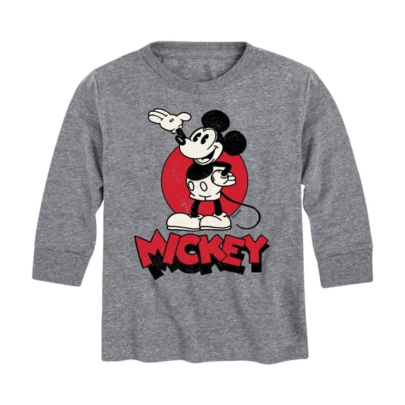 Mickey & Friends - Mickey Heritage - Toddler And Youth Long Sleeve Graphic T-Shirt