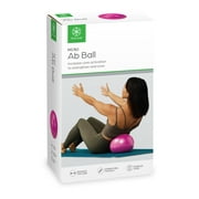 Gaiam Mini Ab Ball, Fuchsia, 8 Inch, Inflatable