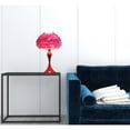 thumbnail image 6 of HomeRoots 24" Glam Hot Pink Feather and Red Table Lamp, 6 of 7