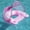 Pink#3983, variant on Inflatable Pool Floating Bed Deckchair, Blue Plastic Water Lounger with Sunshade, Lightweight Floating Chair for Pool Parties, Beach and Lake Relaxation