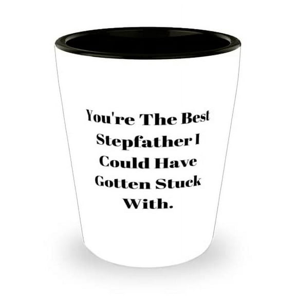 Brilliant Stepfather, You're The Best Stepfather I Could Have Gotten Stuck With, Stepfather Shot Glass From Son Daughter