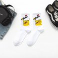thumbnail image 1 of Calcetines de algodón de Anime para chicas, calcetín de tubo medio para adolescentes, mujeres y hombres, figura de Pikachu, estilo japonés coreano, amantes de los dibujos animados heqiyong LED, 1 of 2
