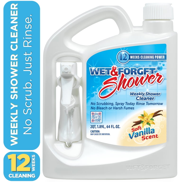 Wet & Forget Shower Cleaner Spray, Vanilla Scent, 64 Oz photo 3