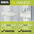 thumbnail image 2 of Door Lever with Deadbolt Lock for Out-Swinging Doors Matte, 2 of 5