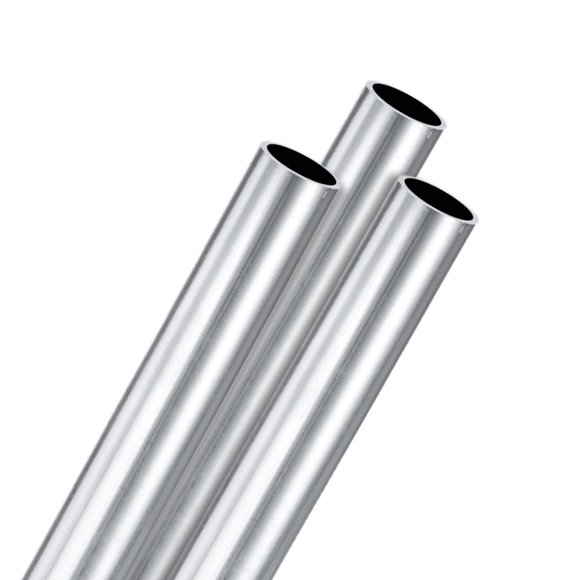 Uxcell 3-Pack 6063 Aluminum Round Tube, 18mmx21mm(IDxOD) 300mm Length Straight Tubing
