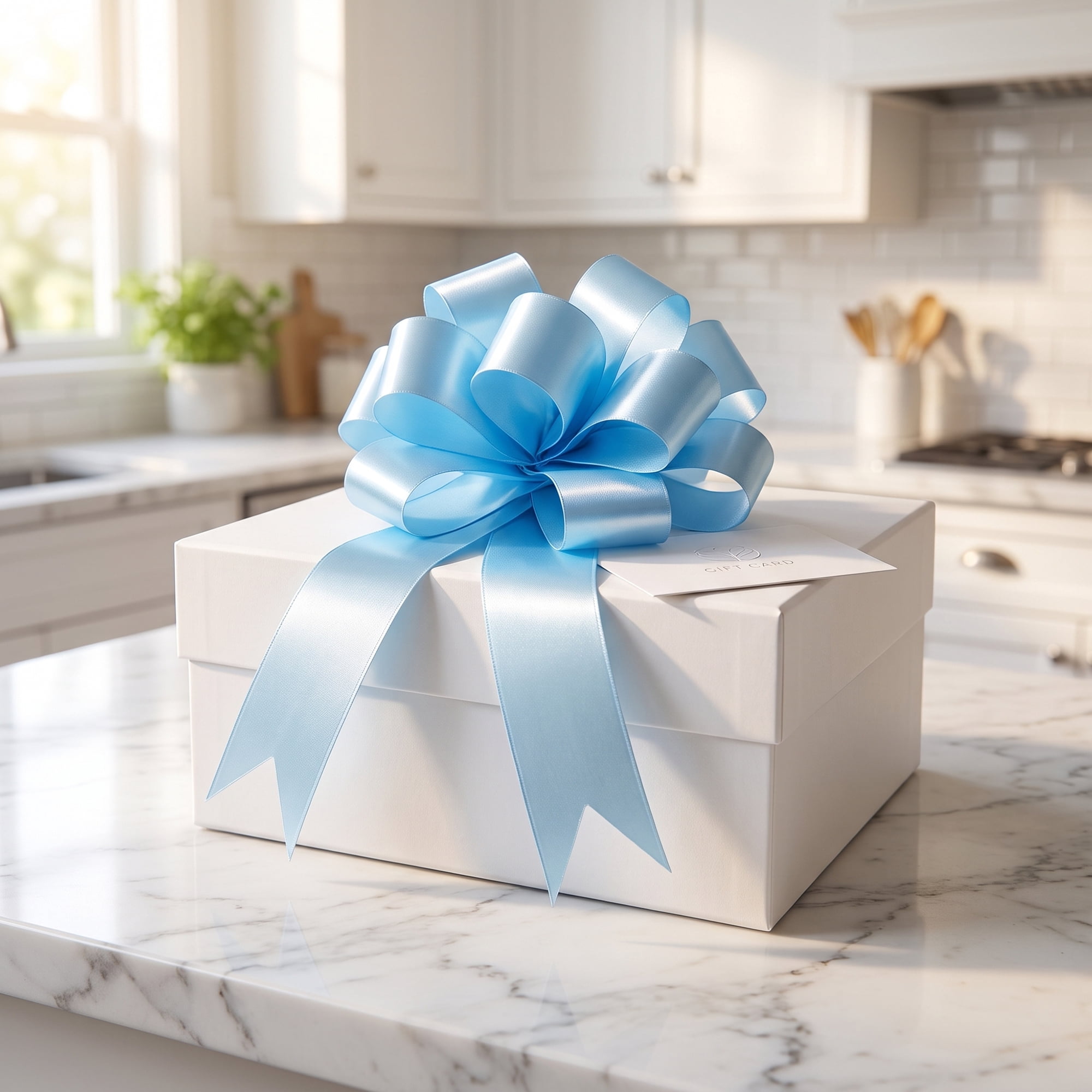 Unique Bargains Crush-Resistant Metallic Bows for Gift Wrapping and Decoration Sky Blue