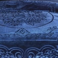 thumbnail image 5 of Heavy Thick Bed Blanket 9Lb for Winter,1 Ply,Embossed Warm Bed Blanket King,85"x95",Navy, 5 of 7