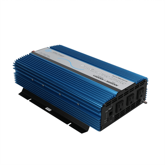 AIMS POWER 1500 WATT PURE SINE INVERTER 12 VDC to 120 VAC ETL LISTED