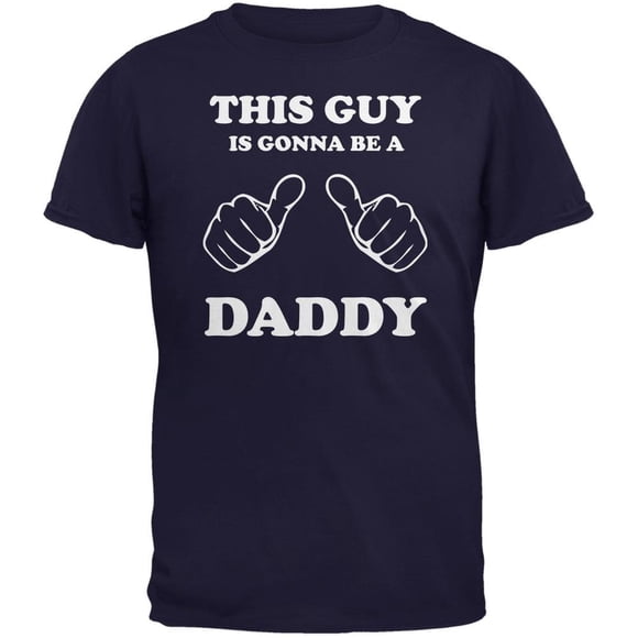 Father's Day This Guy is Gonna Be a Daddy Navy Adult T-Shirt