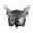 A004- Silver, variant on Mask Silver Owl Mask 10 X 10 Inch for Masquerade Ball Halloween Party Prom Stage Events