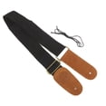 thumbnail image 1 of Correa de Guitarra de Cuero Negro Para Bajo Baoblaze, 1 of 8