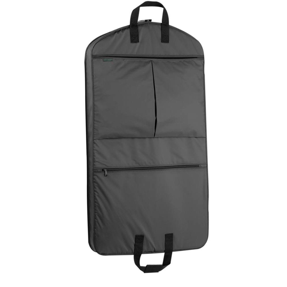 Wally Bags Garment Bag w 2 Pockets in Black (40 in.)