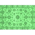 thumbnail image 1 of Ahgly Company Indoor Rectangle Abstract Emerald Green Modern Area Rugs, 2' x 4', 1 of 4