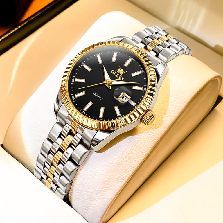 OLEVS Watches for Women Gold with Date Luxury Female 