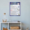 thumbnail image 3 of RAYZEL Science Lab Safety Rules Poster - Kids Science Posters for Middle School, High School - Chemistry, LaboraTory Classroom Decor Unframe: 20x24inch, 3 of 5