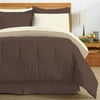 Solid Reversible Bed in a Bag, Chocolate/Taupe