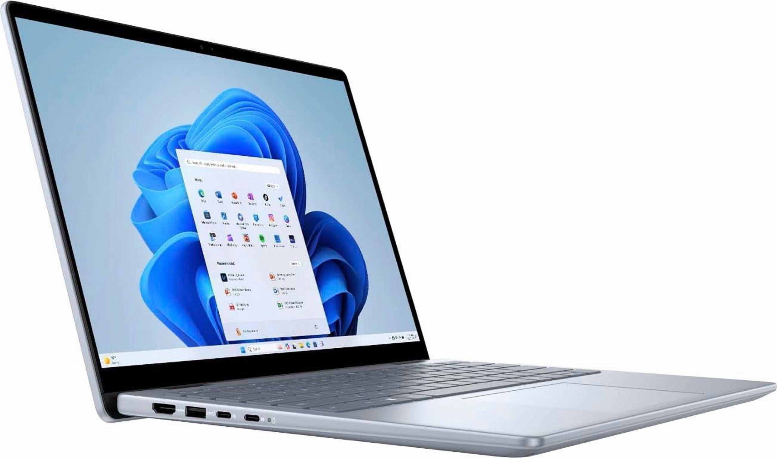 Dell Inspiron 14 7445 Premium 2-in-1 Laptop 14" WUXGA ComfortView Touchscreen AMD 6-core Ryzen 5 8640HS 16GB DDR5 512GB SSD Backlit Fingerprint Wi-Fi6E FHD Camera Win11 Copilot AI