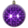 thumbnail image 2 of Glitter Reflector Ornament 2/Bag. These ornaments feature a reflective effect with a glitter stripe accent. They are the perfect addition to any holiday decorating project. Includes 2 pieces per pack., 2 of 2