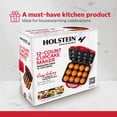 thumbnail image 2 of Holstein Housewares Cupcake Maker, Non-Stick Coating, Red - Makes 12 Full Size Cupcakes, Muffins, Cinnamon Buns, and much more for Birthdays, Holidays, Bake Sales or Special Occasions, 2 of 8