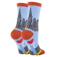 thumbnail image 2 of OoohYeah Women's Funny Novelty Crew Socks,New York City Crazy Cool Fashion Socks, I Love NY, 2 of 2