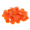 thumbnail image 1 of 200pcs Monedas Fichas De Plástico Props Toy Para Boundless Orange Sunnimix fichas de fichas de bingo, 1 of 8