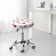 thumbnail image 7 of Disketp Heartbeat Symbol Stool Covers Round, Super Soft Round Bar Stool Cushion Covers Seat Cushion - 14 Inch, 7 of 7